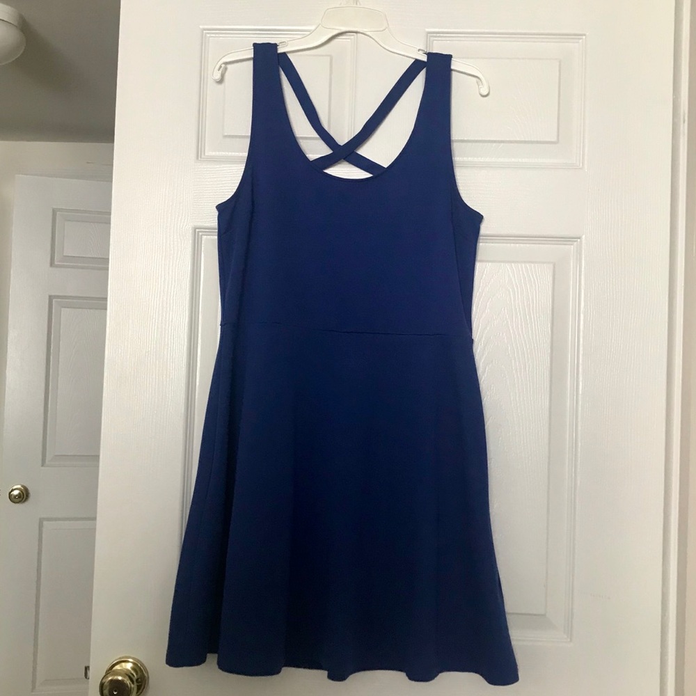 Royal Blue Skater Dress